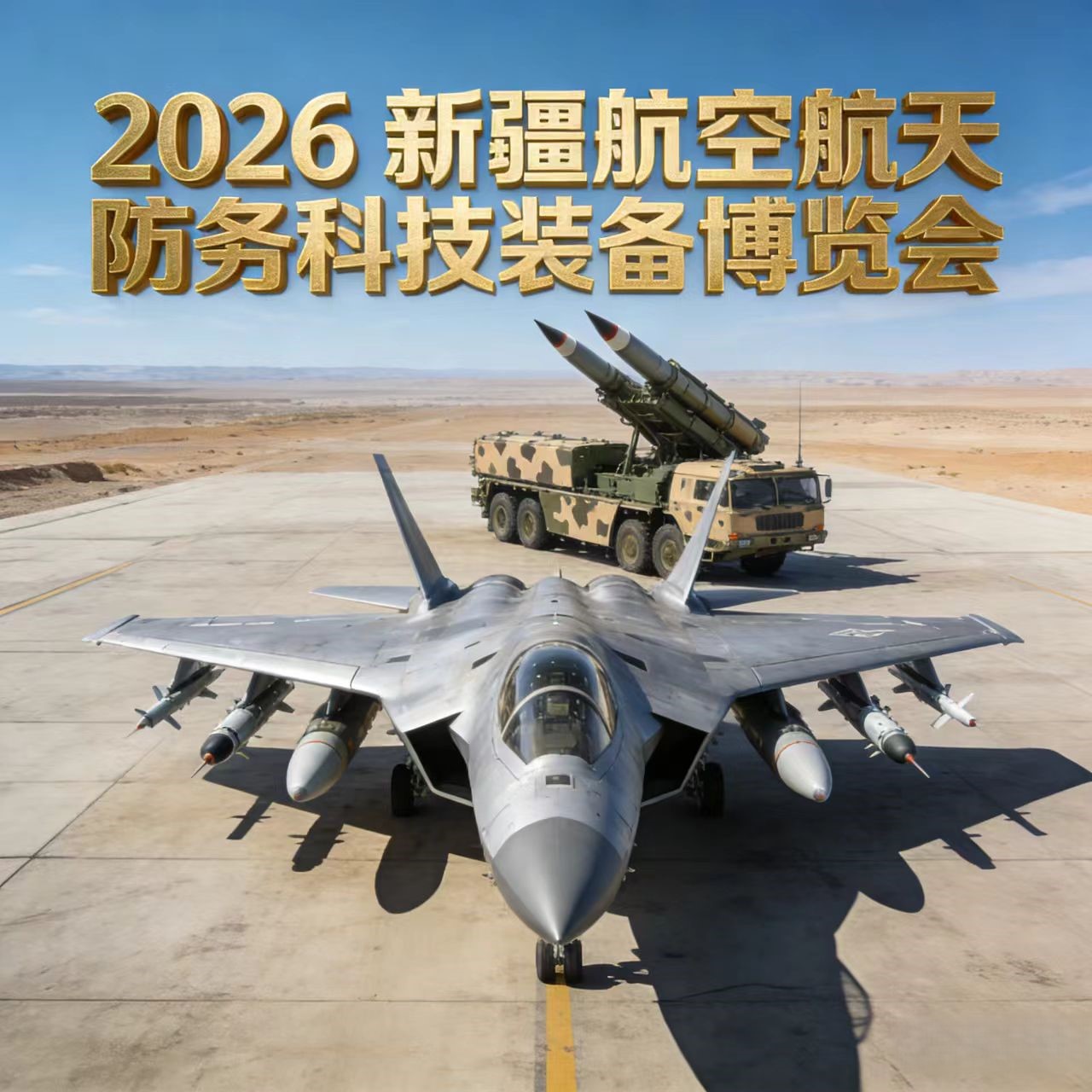 2026新疆航空航天防務科技裝備博覽會-空天筑防、聚力興疆