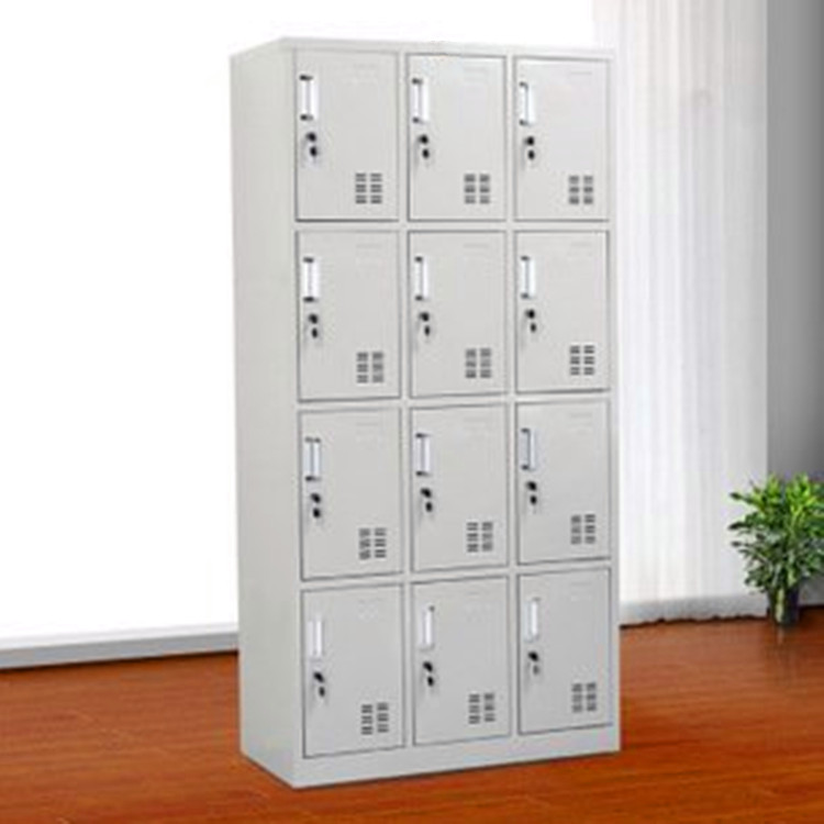 工廠直供批發(fā) 12門鋼制儲物柜物品管理更方便